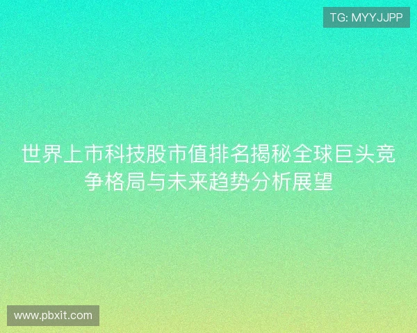世界上市科技股市值排名揭秘全球巨头竞争格局与未来趋势分析展望 世界上市科技股市值排名揭秘全球巨头竞争格局与未来趋势分析展望